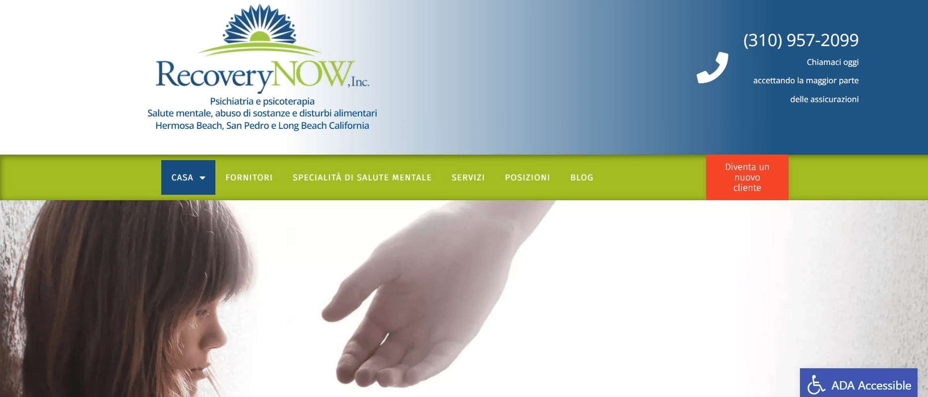 sito web di Recovery Now sito web di Recovery Now